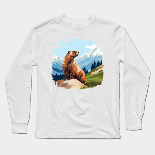 Marmot Long Sleeve T-Shirt by zooleisurelife